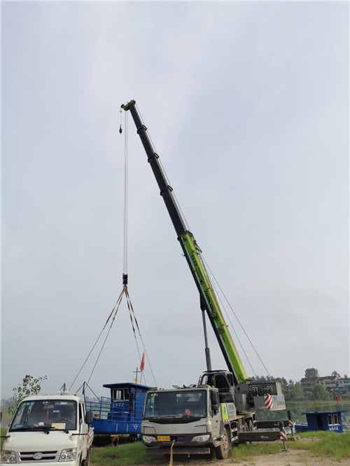 乌兰察布市桥梁建设吊装案例